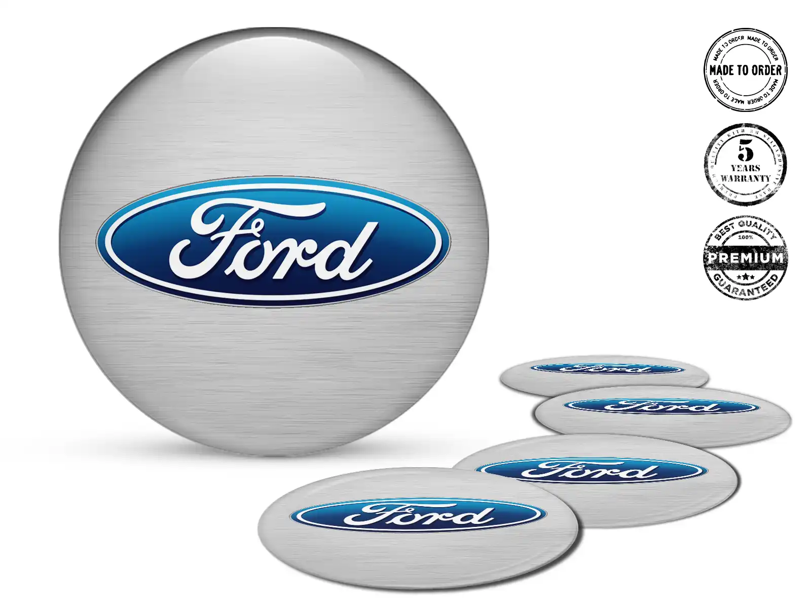 Ford Logo Insigne Roue Dôme Époxy Élégant